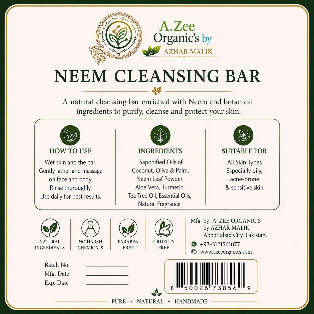 A.ZEE BIOSANCT Clean & Clear Advance System – 5-in-1 Acne Kit - Image 8